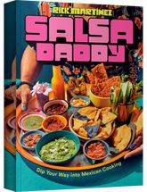 Salsa Daddy by Rick Martínez hardback cookbook — front cover