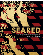 Seared by Genevieve Taylor hardback cookbook — front cover