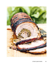 Seared by Genevieve Taylor hardback cookbook — porchetta with fennel, lemon and herbs