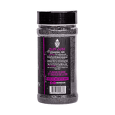 SINS QUE Black Mamba Charcoal Rub 250g beef rub — side label detail, transparent background