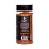 SINS QUE Grunt Cherry Pork Rub 250g pork rub — side label detail, transparent background