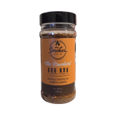 Smokes The Standard all-purpose BBQ rub 220g, front of shaker — part of the Smokes Full Range Bundle