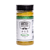 Smoky Pastures Game On rub 250g, front of pack on transparent background