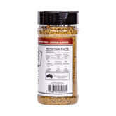 Smoky Pastures Risk It rub 240g, ingredients and nutrition panel, transparent background
