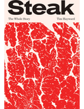 Steak by Tim Hayward hardback cookbook — front cover