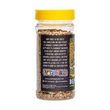 Stef the Maori Deep Bush 200g horopito seasoning, ingredients and nutrition panel, transparent background