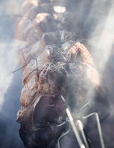 Stoked by Al Brown hardback cookbook — meat spit-roasting in wood smoke