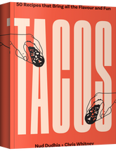Tacos by Nud Dudhia & Chris Whitney paperback cookbook — front cover