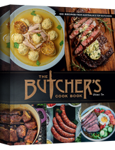 The Butcher's Cook Book Volume Two by 50 Australian Butchers paperback cookbook — front cover