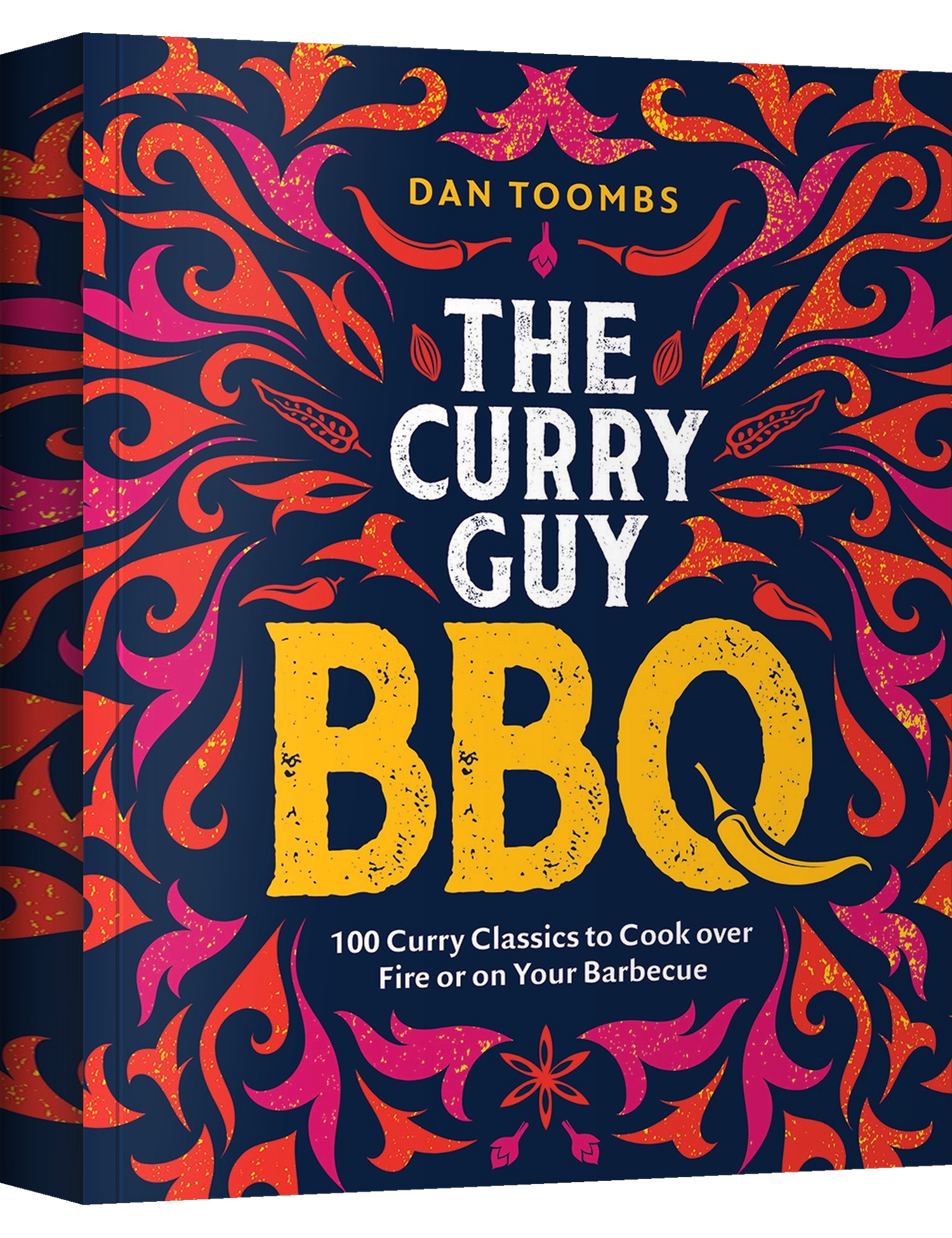 The Curry Guy BBQ by Dan Toombs hardback cookbook — front cover