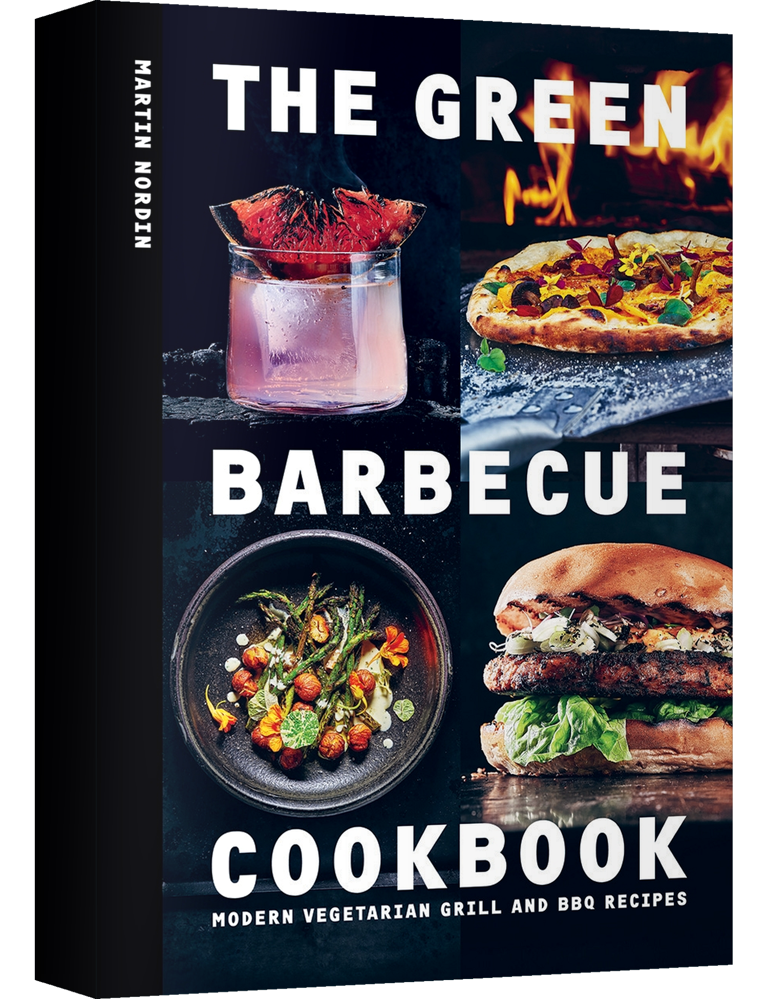 The Green Barbecue Cookbook by Martin Nordin hardback cookbook — front cover