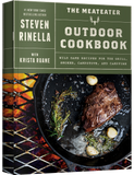 The MeatEater Outdoor Cookbook by Steven Rinella hardback cookbook — front cover