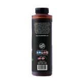 Tillman's Barbecue Chipotle Apple BBQ sauce 595g, side label detail, transparent background