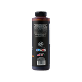 Tillman's Barbecue Competition Brew BBQ sauce 595g, side label detail, transparent background