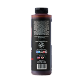 Tillman's Barbecue Grandma's Red BBQ sauce 595g, side label detail, transparent background