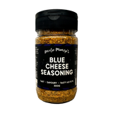 Uncle Mungo's Blue Cheese Seasoning 300g blue cheese seasoning — front of shaker on transparent background
