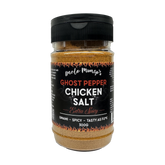 Uncle Mungo's Ghost Pepper Chicken Salt 300g ghost pepper chicken salt — front of shaker on transparent background