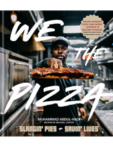 We the Pizza by Muhammad Abdul-Hadi hardback cookbook — front cover