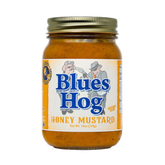 Blues Hog Honey Mustard Sauce 510g glass pint jar — front of the jar