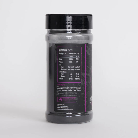 SINS Q: Black Mamba Charcoal Rub – 250g