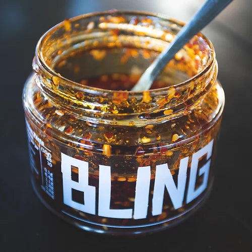 BLEND SMOKED HONEY: BLING Chilli Oil Crunch – 250g