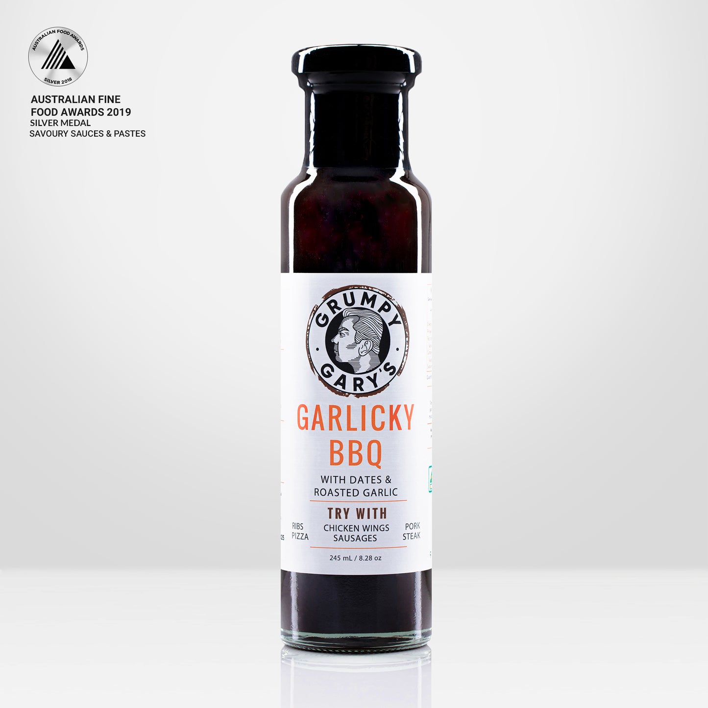 GRUMPY GARYS: Garlicky BBQ Sauce β 245ml