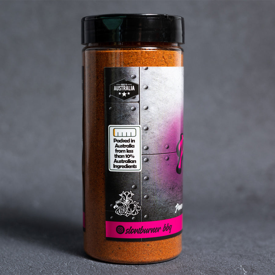 SLOW BURNER BBQ: Powerhouse Pork Rub - 250g