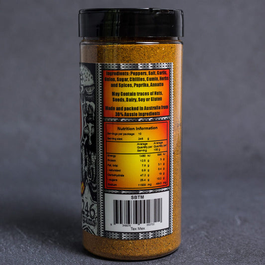 SLOW BURNER BBQ: Turbo Tex Mex Rub - 250g