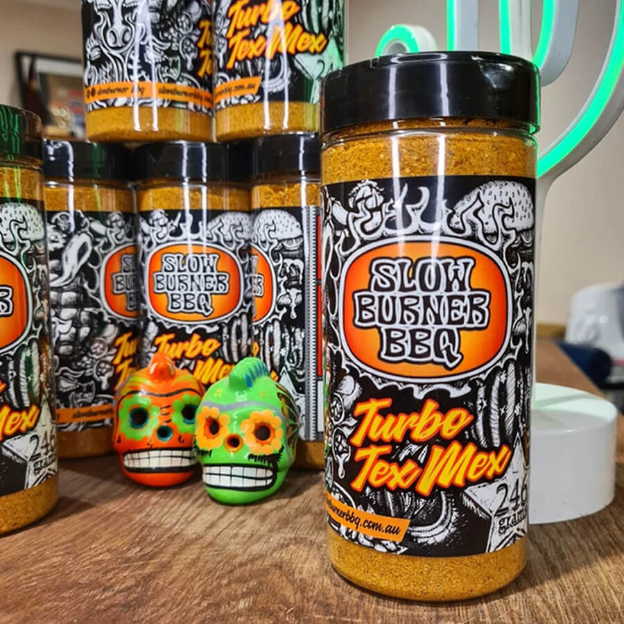 SLOW BURNER BBQ: Turbo Tex Mex Rub - 250g