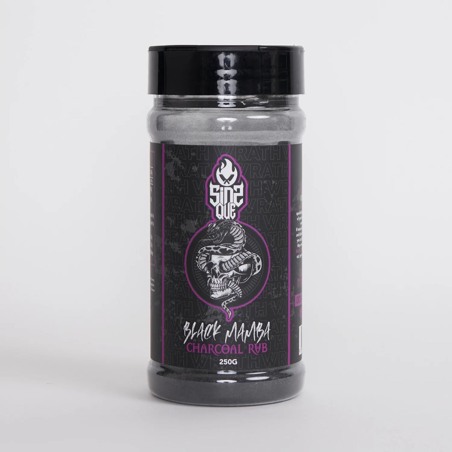 SINS Q: Black Mamba Charcoal Rub – 250g