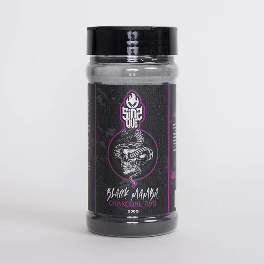 SINS Q: Black Mamba Charcoal Rub – 250g