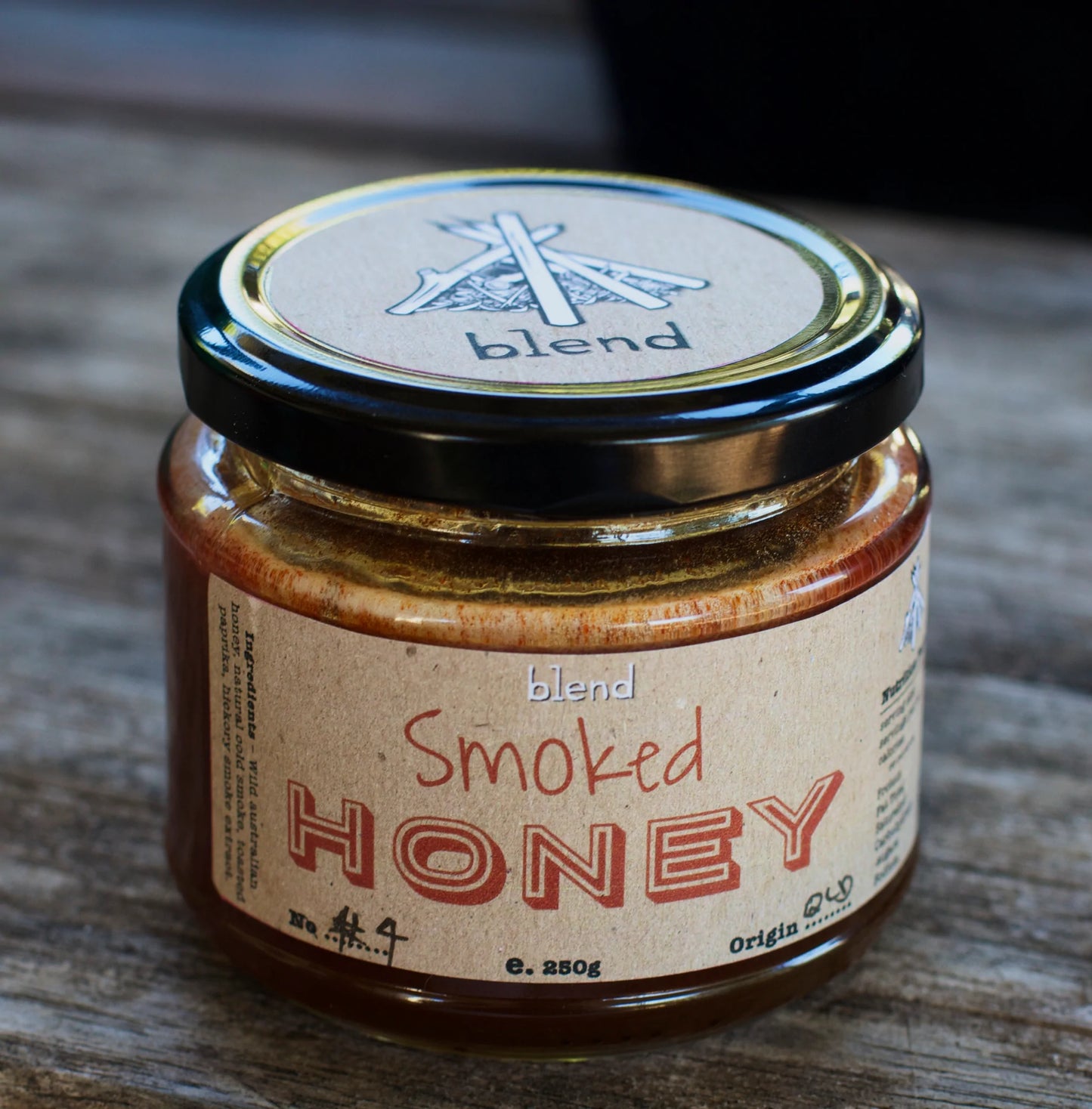 BLEND SMOKED HONEY: ORIGINAL Smoked Honey β 250g