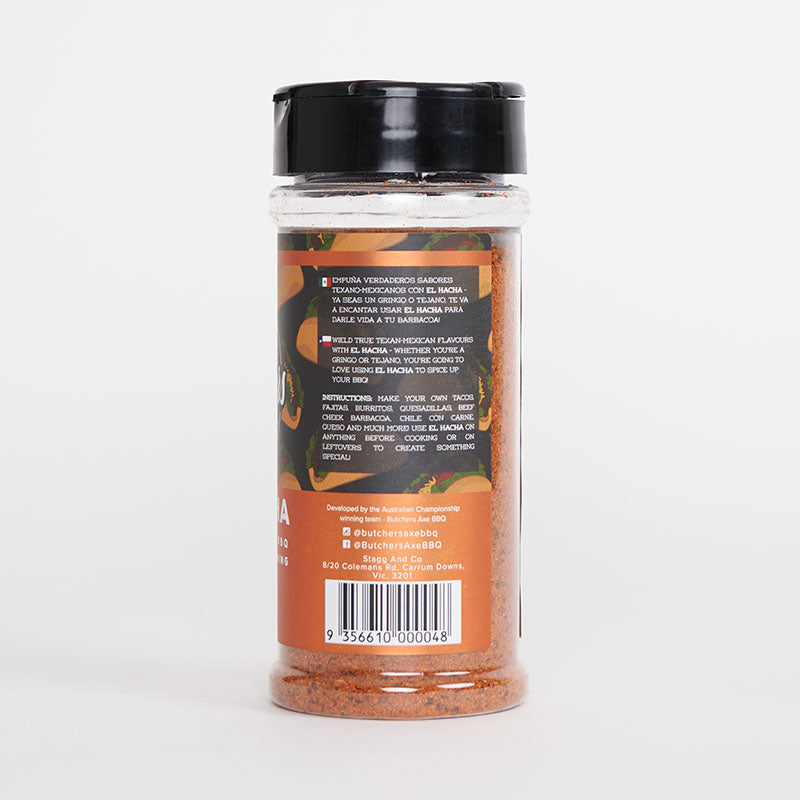 BUTCHERS AXE: El Hacha Tex Mex Seasoning Rub – 165g