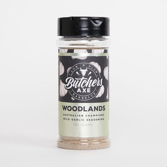 BUTCHERS AXE: Woodlands Garlic Seasoning Rub – 170g