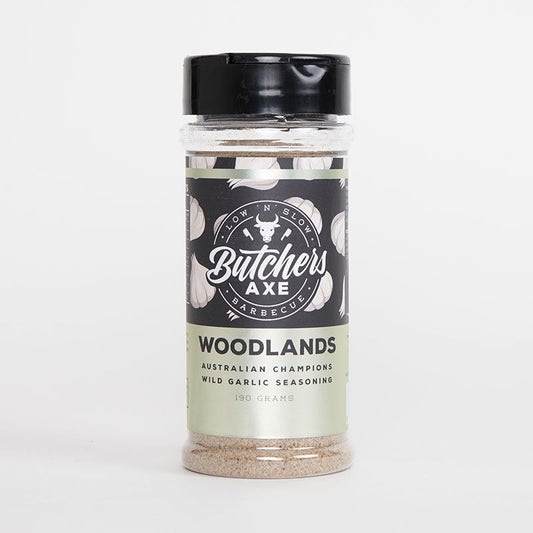 BUTCHERS AXE: Woodlands Garlic Seasoning Rub β 170g
