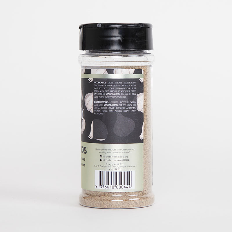 BUTCHERS AXE: Woodlands Garlic Seasoning Rub – 170g