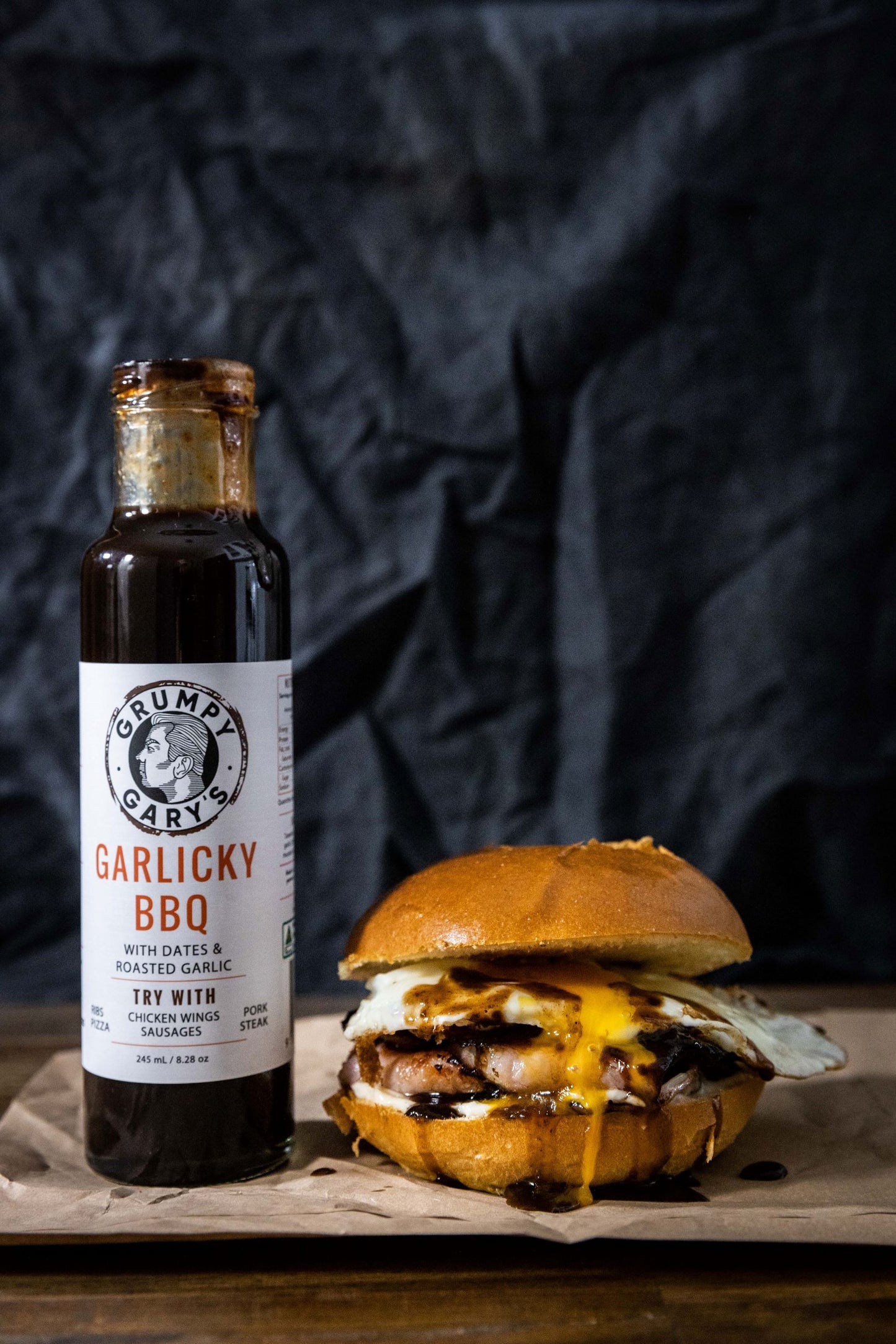 GRUMPY GARYS: Garlicky BBQ Sauce β 245ml