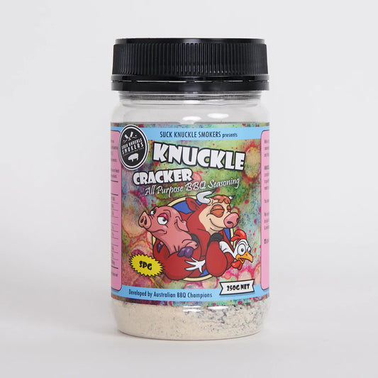 SUCK KNUCKLE SMOKERS: Knuckle Cracker All Purpose BBQ Rub – 300g