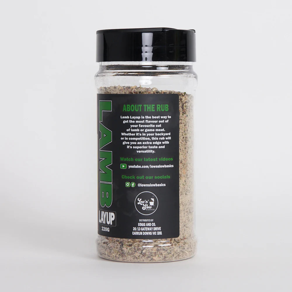 LOW N SLOW BASICS: Lamb Layup Rub – 220g