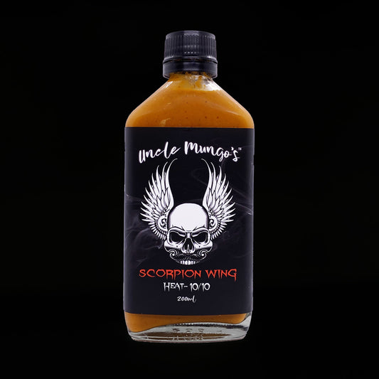 UNCLE MUNGOS: Scorpion Wing Hot Sauce – 200ml