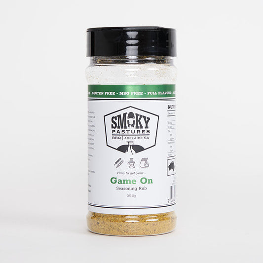 SMOKY PASTURES: Game On Rub – 220g