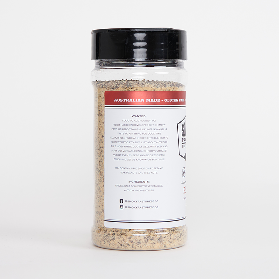 SMOKY PASTURES: Risk It Rub – 220g