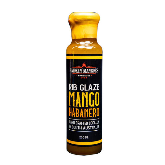 SMOKIN MANGOES BBQ: Mango Habanero Rib Glaze – 250ml