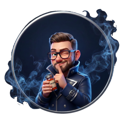 The Rub Smuggler medallion - 010 whisper contraband - Smoke Signals international BBQ news