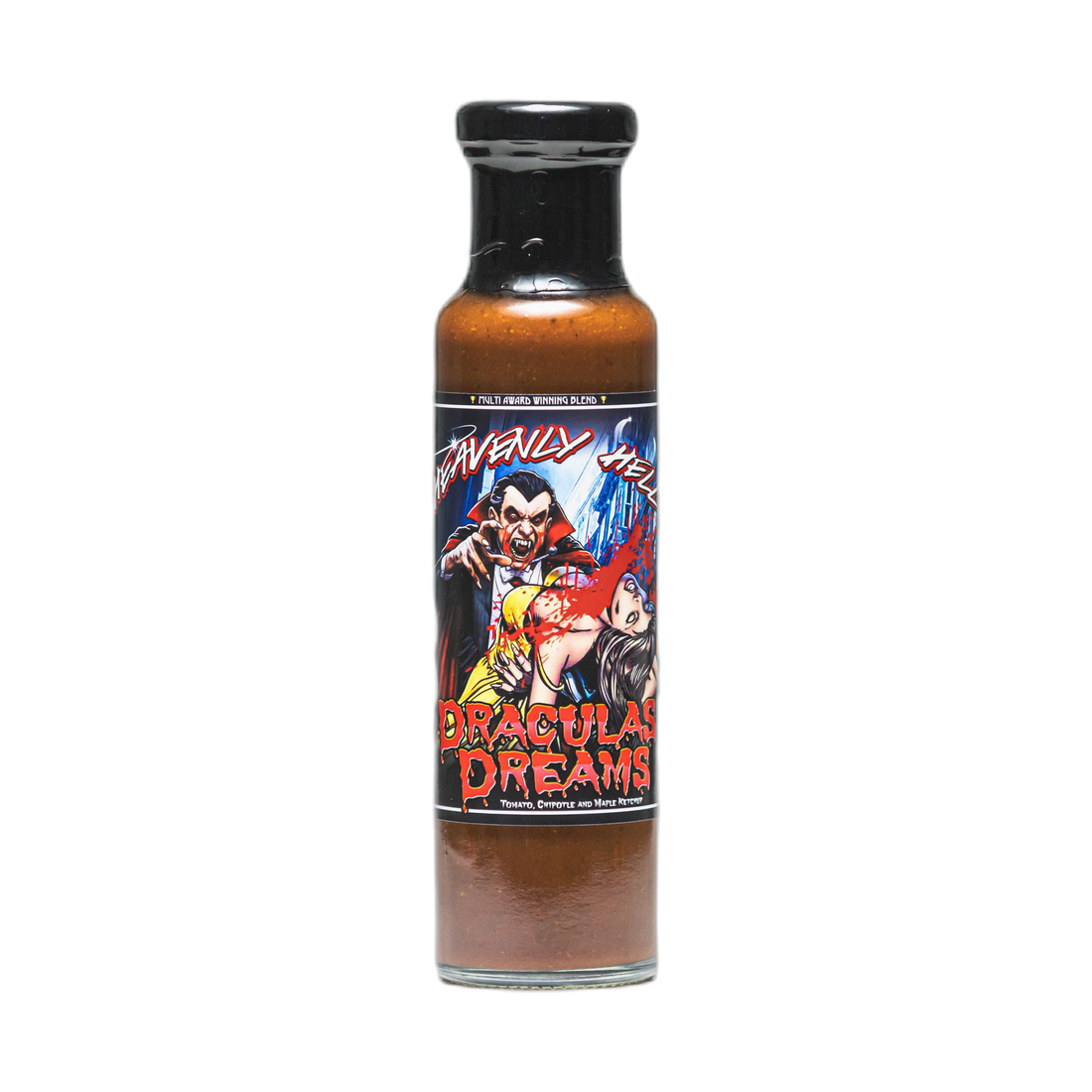 Heavenly Hell Draculas Dreams Smoky Chipotle Ketchup, 250ml bottle, Australian made