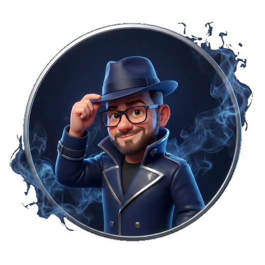 The Rub Smuggler medallion - hat tip - welcoming you aboard The Smuggler's Journal