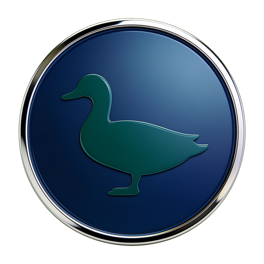 Duck attribute medallion