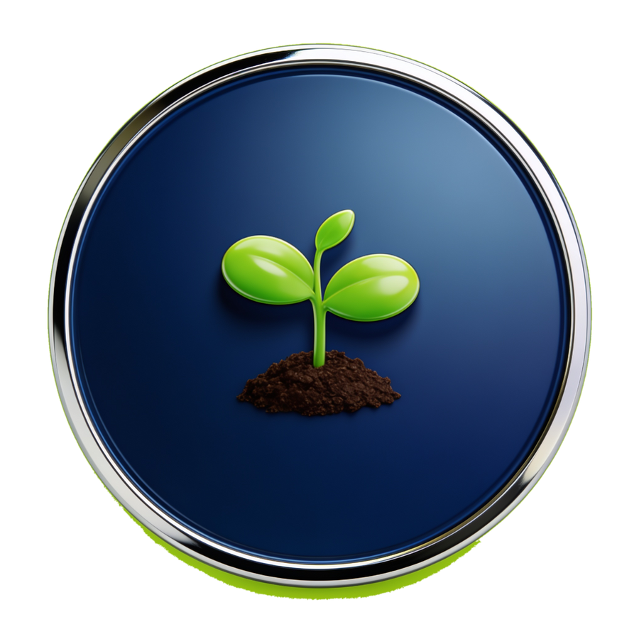 Vegan attribute medallion
