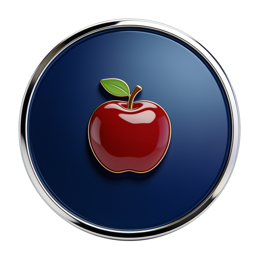 Apple flavour medallion