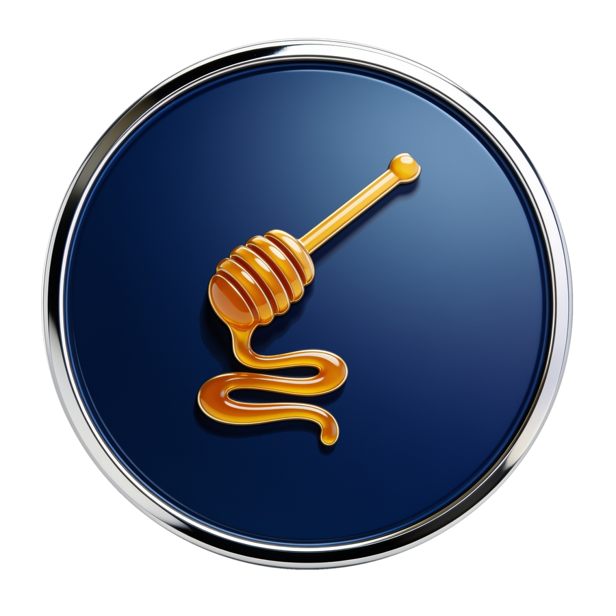 Honey attribute medallion
